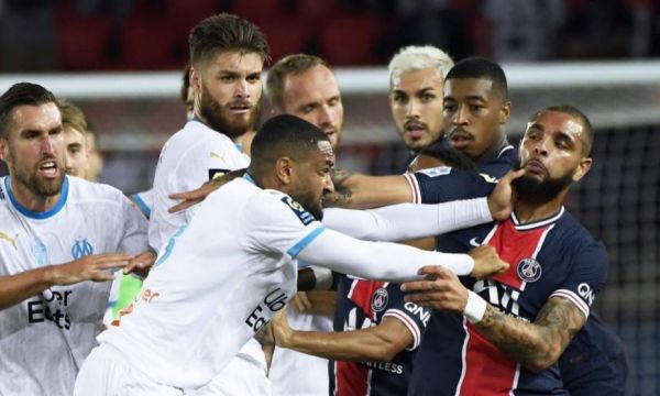 Играчите на ПСЖ предизвикаха сбиване в мача с Марсилия