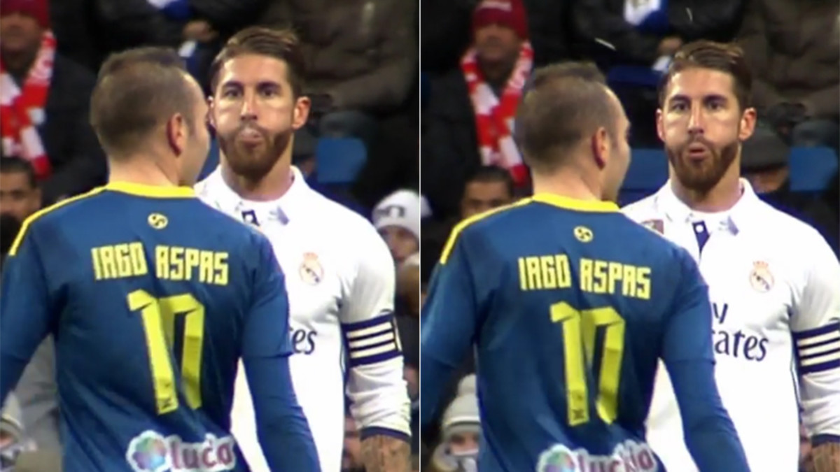 Рамос наплюл Аспас, наказание грози капитана на Реал (видео)