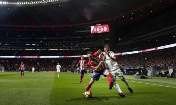 Реал и Атлетико не се победиха в изнервено дерби (видео)