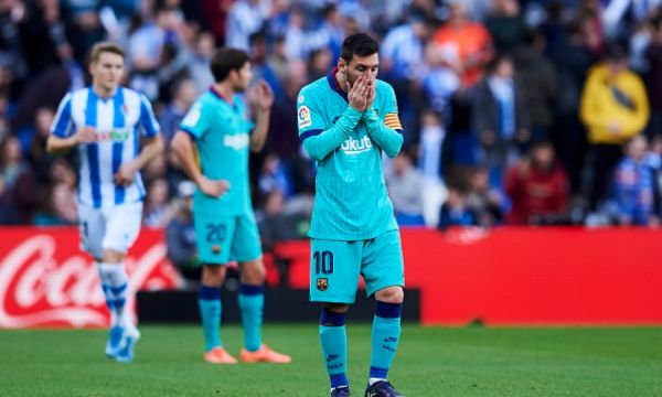 Барселона с грешна стъпка срещу Реал Сосиедад